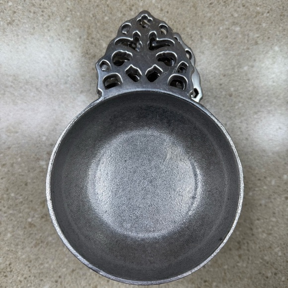 Vintage Pewter Wilton Armetale RWP Porringer Porridge Bowl Small Dish Set Silver - Picture 4 of 13